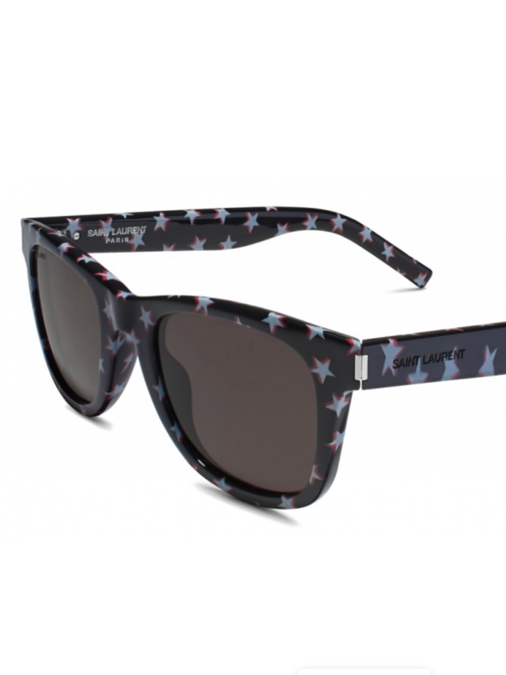Yves Saint Laurent - Square SL 51 Sunglasses Stars  Prints Black - Sunglasses